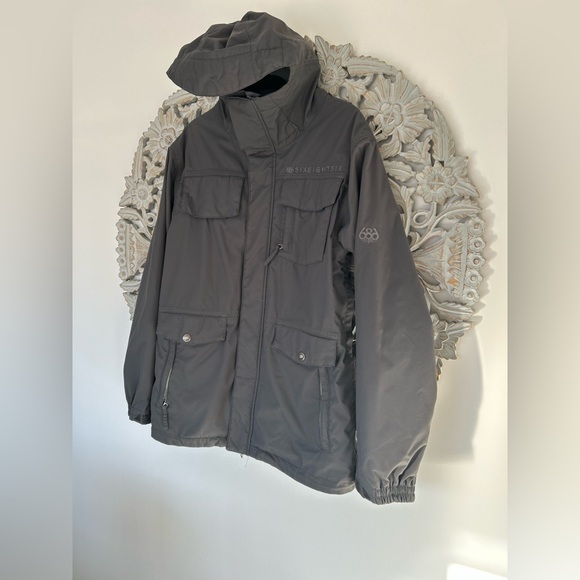 686 Men's Authentic Smarty Form Gray Jacket Size Small - Picture 4 of 10